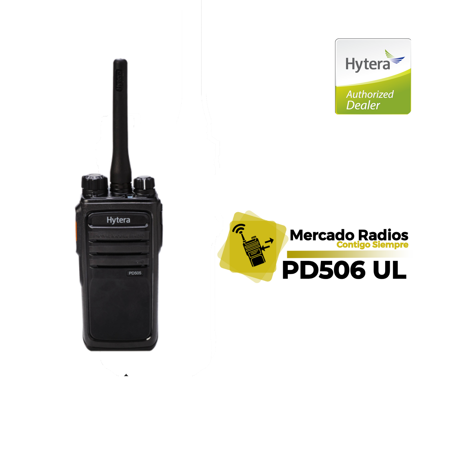 Hytera PD506 VHF - Radio Profesional Antiexplosiva con Certificación SGS