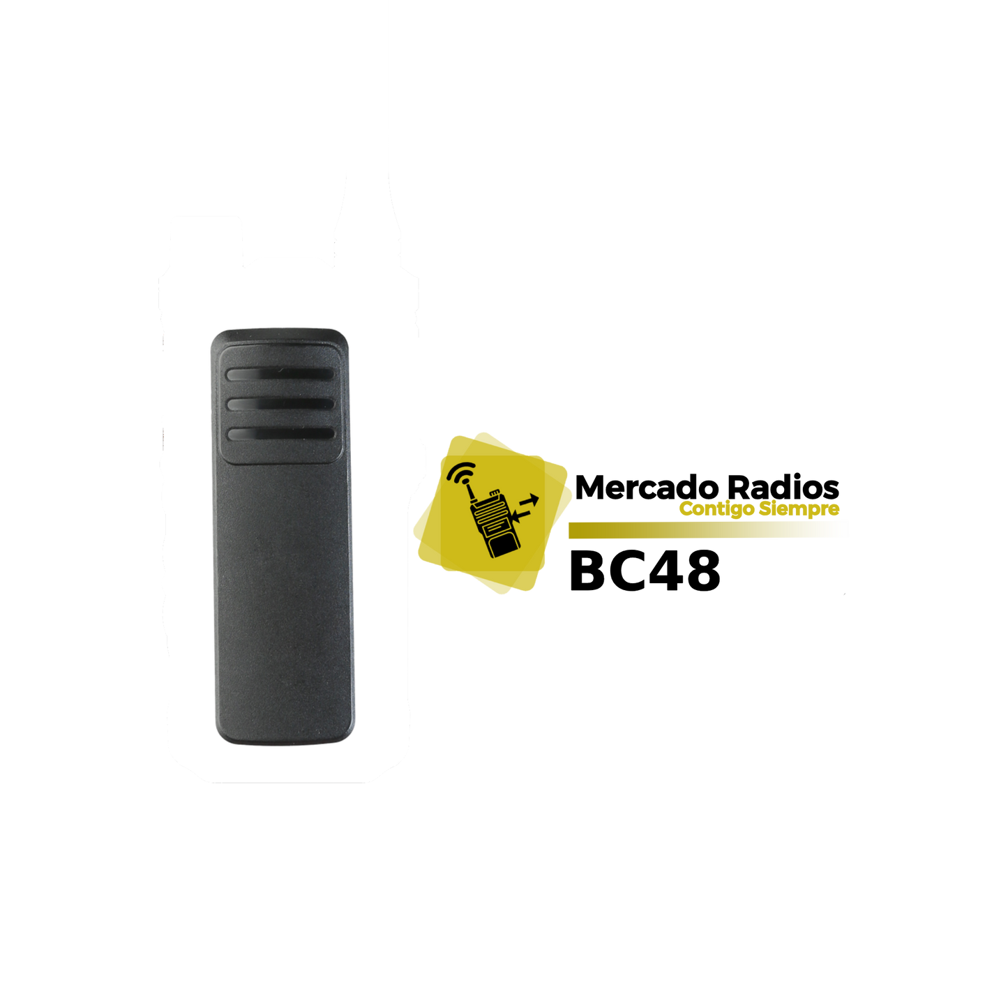 Clip de Transporte Hytera BC48: Seguridad y Comodidad para tu Radio.