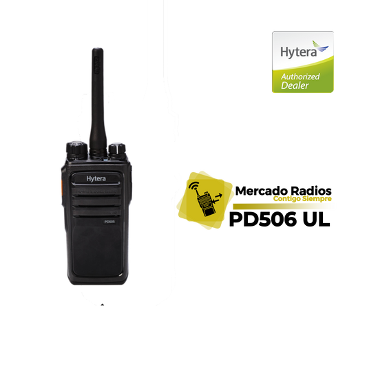 Hytera PD506 VHF - Radio Profesional Antiexplosiva con Certificación SGS