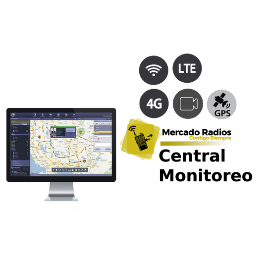 Arriendo de Central de Despacho y Control de Radios 4G y Bodycams.